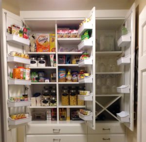 Pantry Top Cabinet Organization After